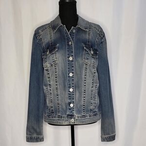 INC "Trucker" Jean Jacket
